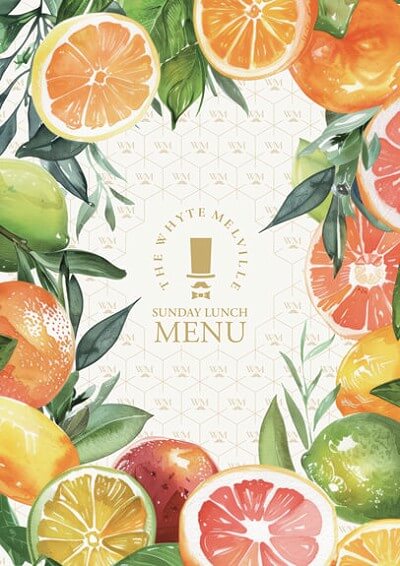 Sunday Lunch Menu